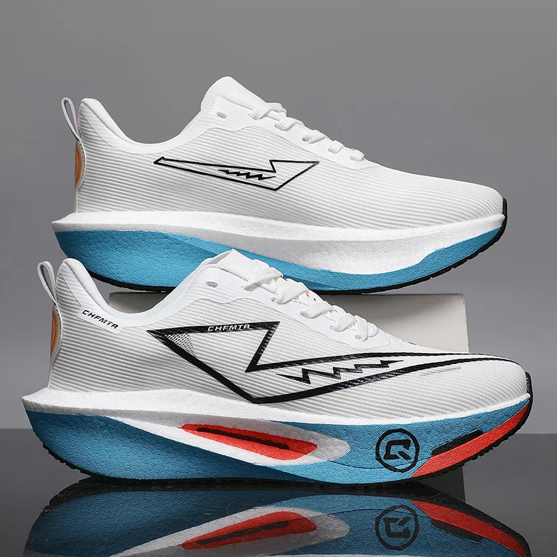 Breathable Mesh Athletic Shoes - 남성용 러닝화, 탄소 섬유 보드, 마라톤