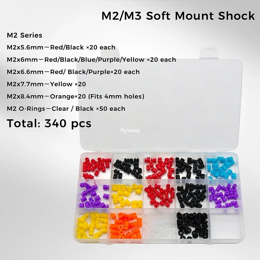 FPV โดรน M2/M3 ตัวดูดซับแรงกระแทกแบบติดตั้งแบบนุ่มสำหรับตัวควบคุมการบิน F4/F7 |   ลูกบอลลดแรงกระแทกสำหรับชิ้นส่วนโดรน RC ขนาด 20×20 และ 30.5×30.5