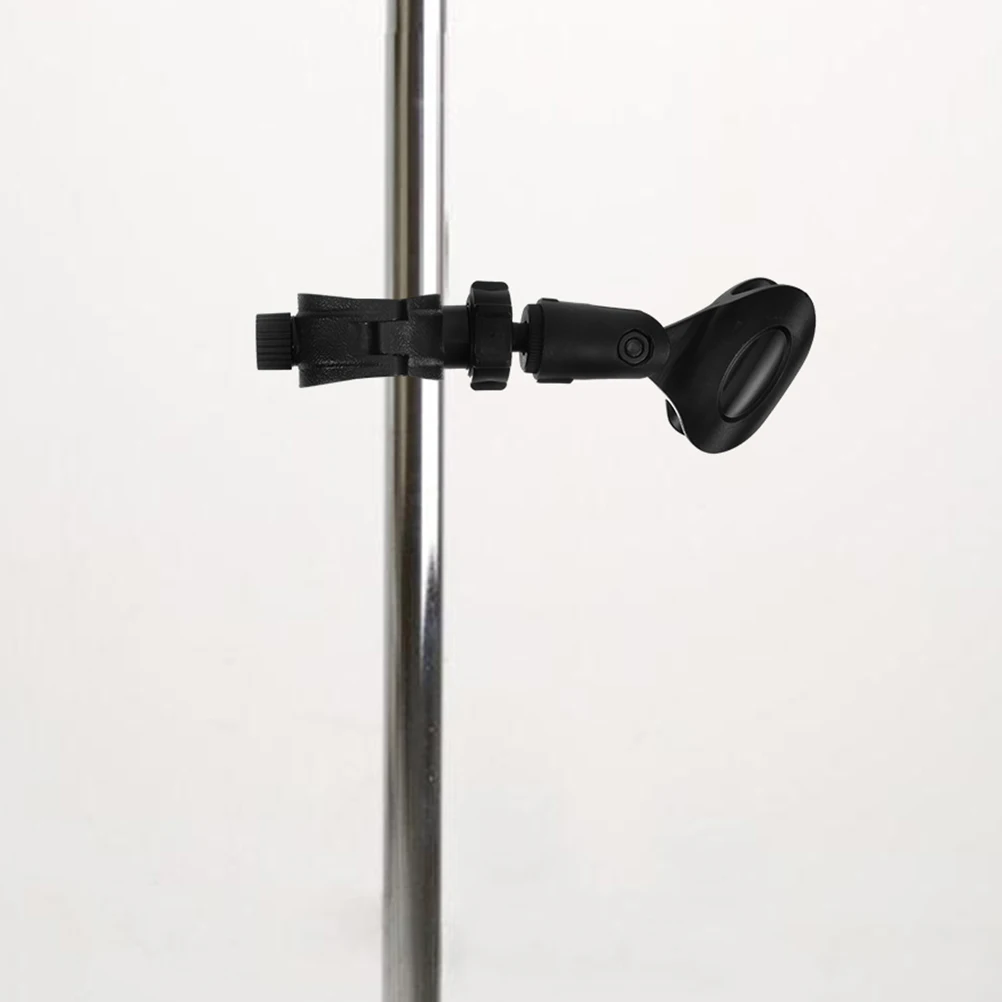 

2 Sets Microphone Clip Universal Clamp Mount Adjustable Stand Accessories Desktop Gooseneck