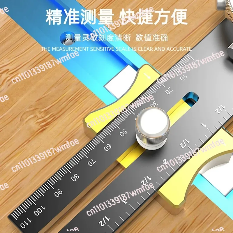 Aluminum Alloy Table saw Dial Gauge Corrector for Saw Table Saw Blade Parallelism Correction Woodworking Tool