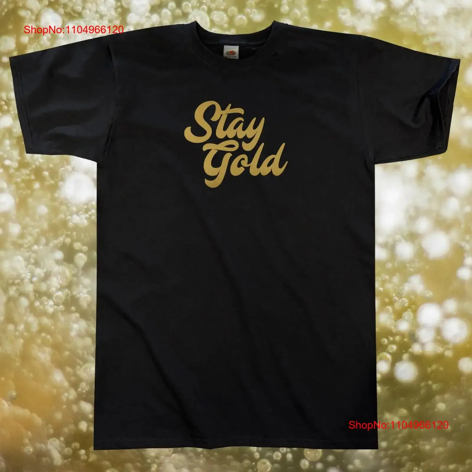 

Stay Gold T Shirt Mens S M L XL vintage Washed Unisex Stretched designer clothes Soft Slightly fashion Top For Everyday Wear