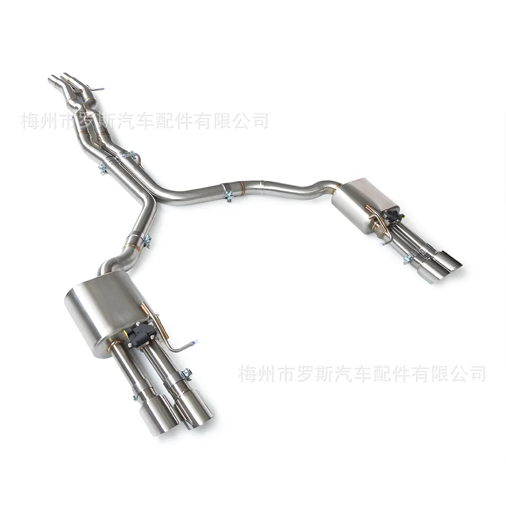 

Suitable for Audi A6 A6L C7 2.5L 2.8L 3.0T 2012-2017 with electronic valve exhaust pipe