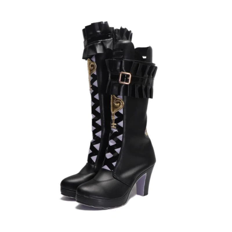Honkai Star Rail Die Herta Spiel Cosplay Schuhe Stiefel Herta Rolle Spielen Leder Stiefel Halloween Karneval Party Requisiten Für Frauen