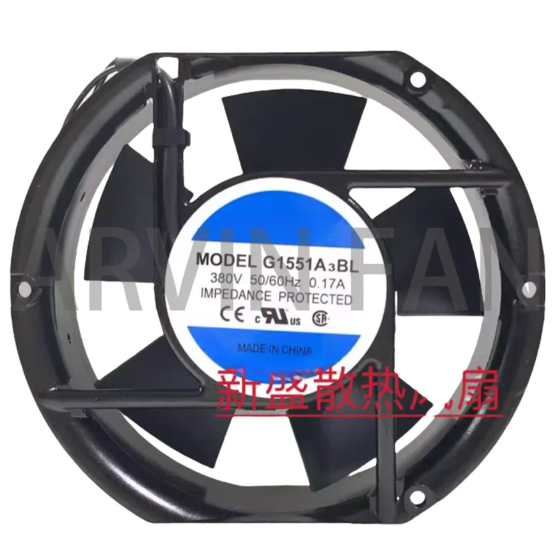 

Brand New G1551A3BL 380V 17251 17CM 0.17A Cooling Fan