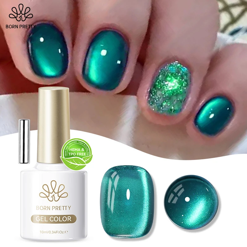 ولد جميلة هيما TPO الحرة الأزرق القط المغناطيسي هلام طلاء الأظافر ورنيس شبه دائم مع عصا المغناطيس لصالون أظافر عيد الميلاد