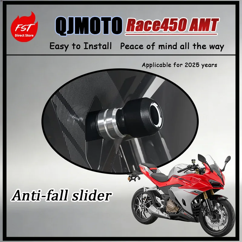 

FOR Premium Anti-Collision Guard Kit for 2025 QJ S450AMT & Tornado 402R Energy-Absorbing Slider Engine Fairing Safety Protector