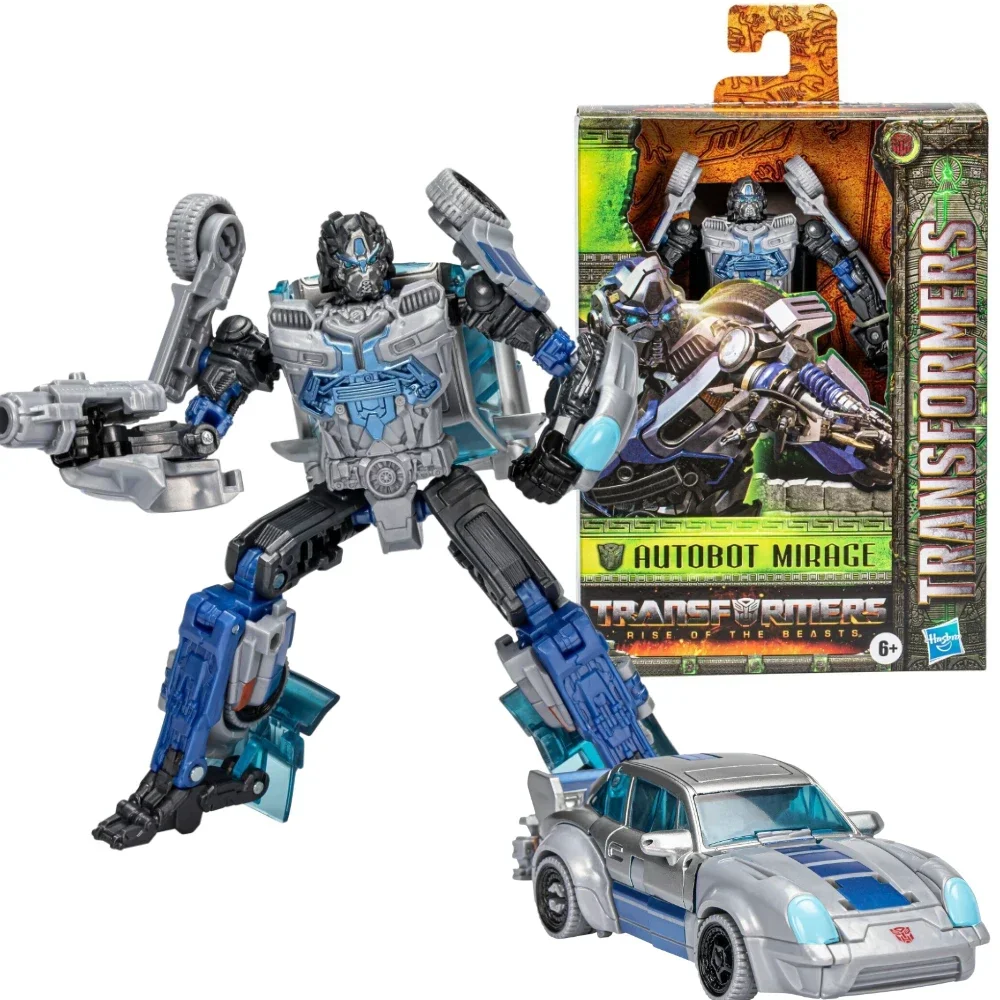 Transforming Toys Movie 7 Rise of The Beasts Deluxe Mirage Action Figure Model Toys Collection Hobby Gift