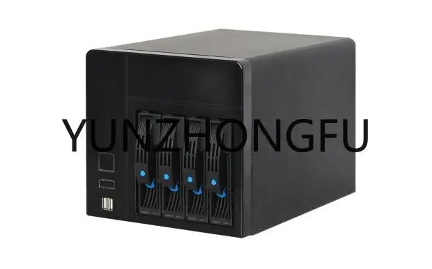 4-bay NAS storage desktop office computer server ITX interstellar snail hot swappable chassis