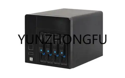 NAS 스토리지 데스크톱 사무실 컴퓨터 서버, ITX 스텔라, 달팽이, 핫스왑 섀시, 4 베이