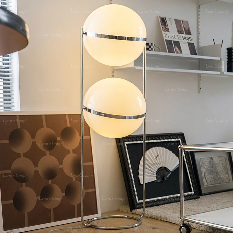 Modern minimalist LED floor lamp, living room, bedroom, study, Nordic Ins style creative remote control dimming vertical lamp, i