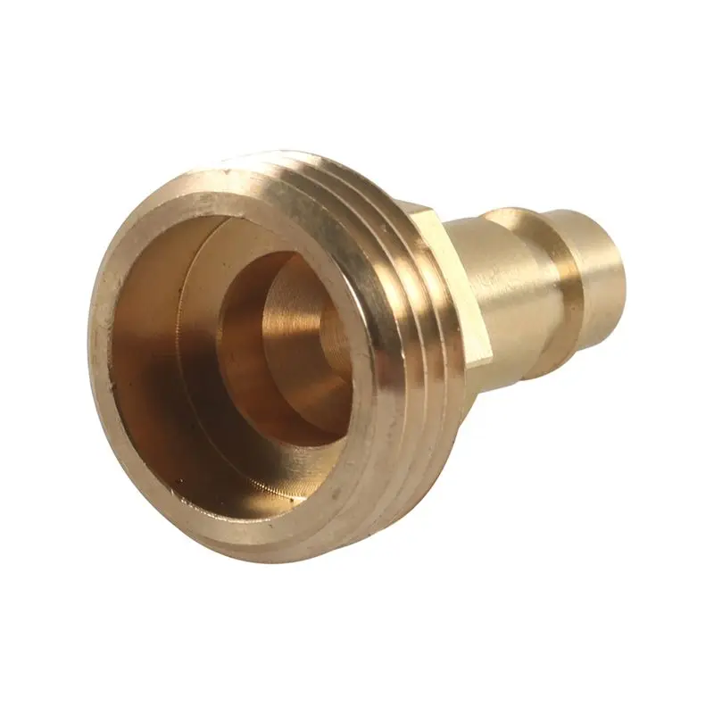A65P-3/4Inch Female To Female Swivel Hose Adapter, 1/2In To 3/4In Quick Connect For RV Exterior Shower Facuet PF247007