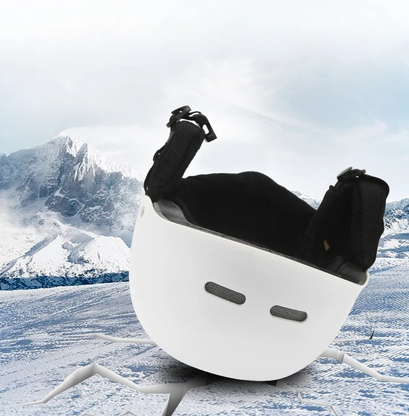 Capacete de neve destacável para snowboard, Snowboard, Capacete de neve, Equipamento exterior, 2024