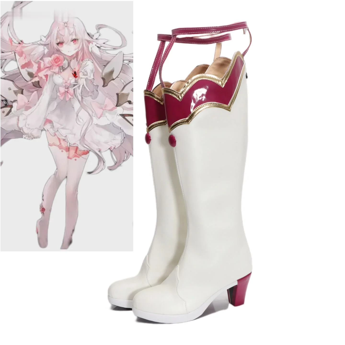 

Arcaea Hikari Cosplay Shoes Boots Halloween Carnival Party Accessory