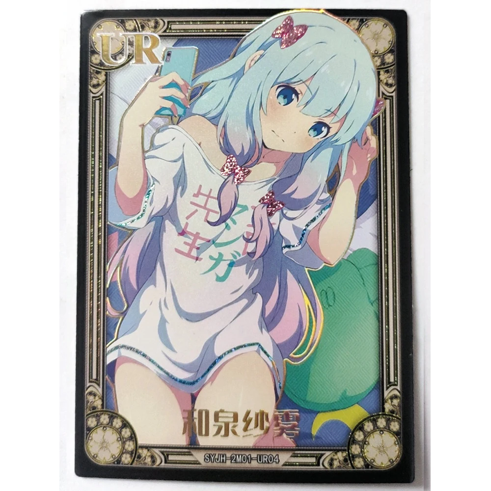 Goddess Story UR Izumi Sagiri albedo Sakurajima Mai Miyazono Kaori Violet Tsube Aika Collectible card textured colorful shimmer