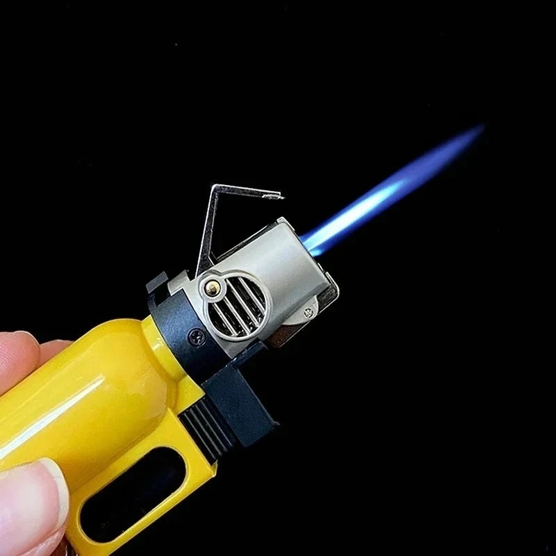 Hot Portable Windproof Jet Torch Butane Lighter BBQ Outdoor Ignition Survival Tool Keychain Cigarette Tool Lighters wholesale