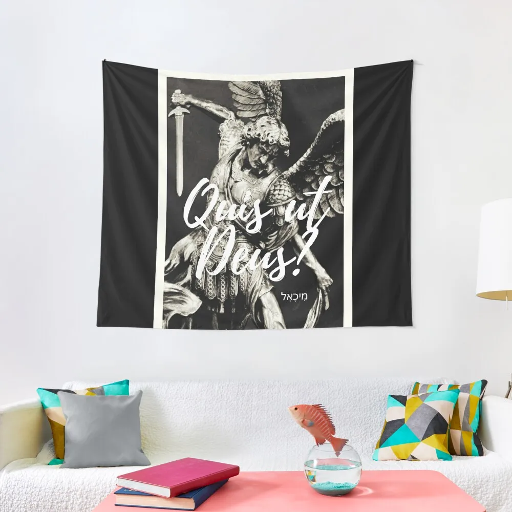 

Saint Michael St Michael the Archangel, Catholic Archangel Tapestry Wall Mural Decoration Pictures Room Wall Tapestry