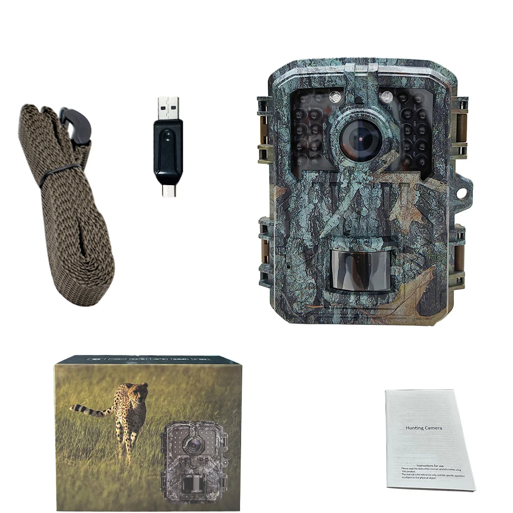 Mini Trail Jachtcamera Wild Hunter Camera MiniDL003 16MP 1080P Wildlife Dierencamera's Nachtzicht Fotovallen Surveillance