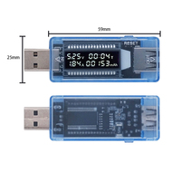 Voltage Meters Current Voltage Capacity Battery Tester USB Volt Current Voltage Doctor Charger Capacity Tester Meter Power Bank