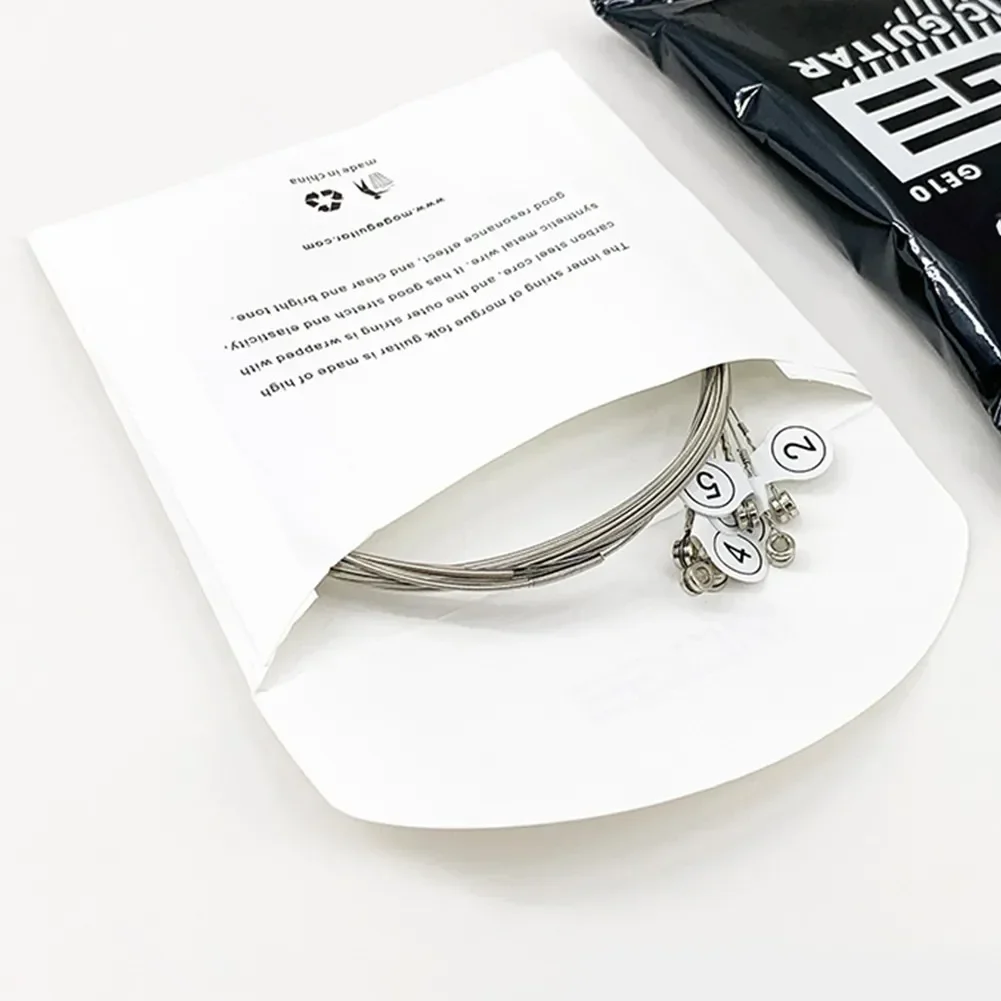 

1 Set Practiced Nickel Plated Steel Guitar Strings Guitar Instrument Replacement Parts Tool Accessories For Electric Guitar