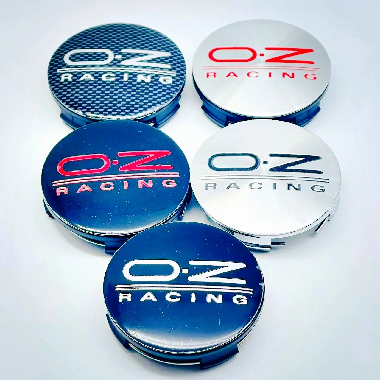 

4pcs/lot 65mm OZ Racing O.Z Car Wheel Center Hub Rim Cap Styling Cover Badge covers sticker Decals Styling accessories