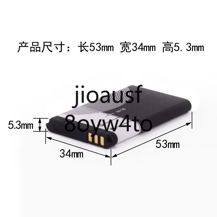 

10 шт., 1020 мАч, 3,7 В, BL-5C BL5C BL 5C, аккумулятор для Sostitutiva Del Telefono Per Nokia 2112 2118 2255 2270 2280 2300 2600 2610 3125