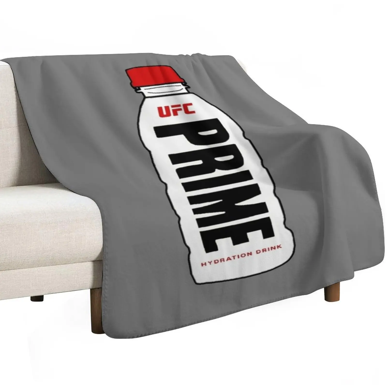 PRIME HYDRATION MMA BOTTLE Throw Blanket Summer Multi-Purpose Thermal Shaggy Flannel Fabric Bed Blankets