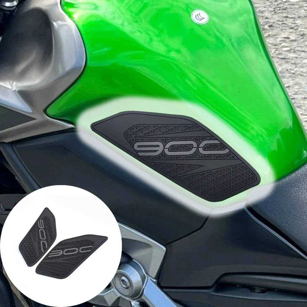 

Motorcycle Gas Knee Grip Traction Side Decorative Protector Anti Slip Tank Pad Sticker For Kawasaki Z900 2017-2025