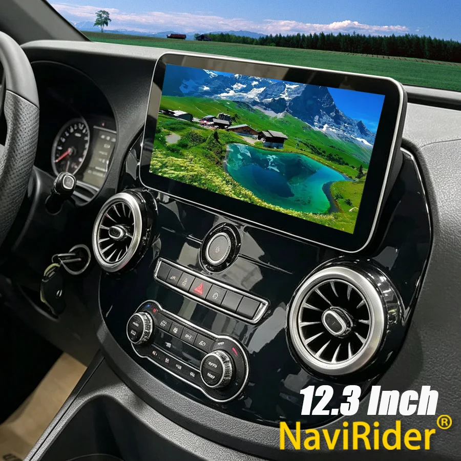 Ja, 12,3 Zoll für Mercedes Benz Vito 116 2016 Android 14 Wireless Carplay 128GB Autoradio Android Auto GPS Navi DSP Videoplayer