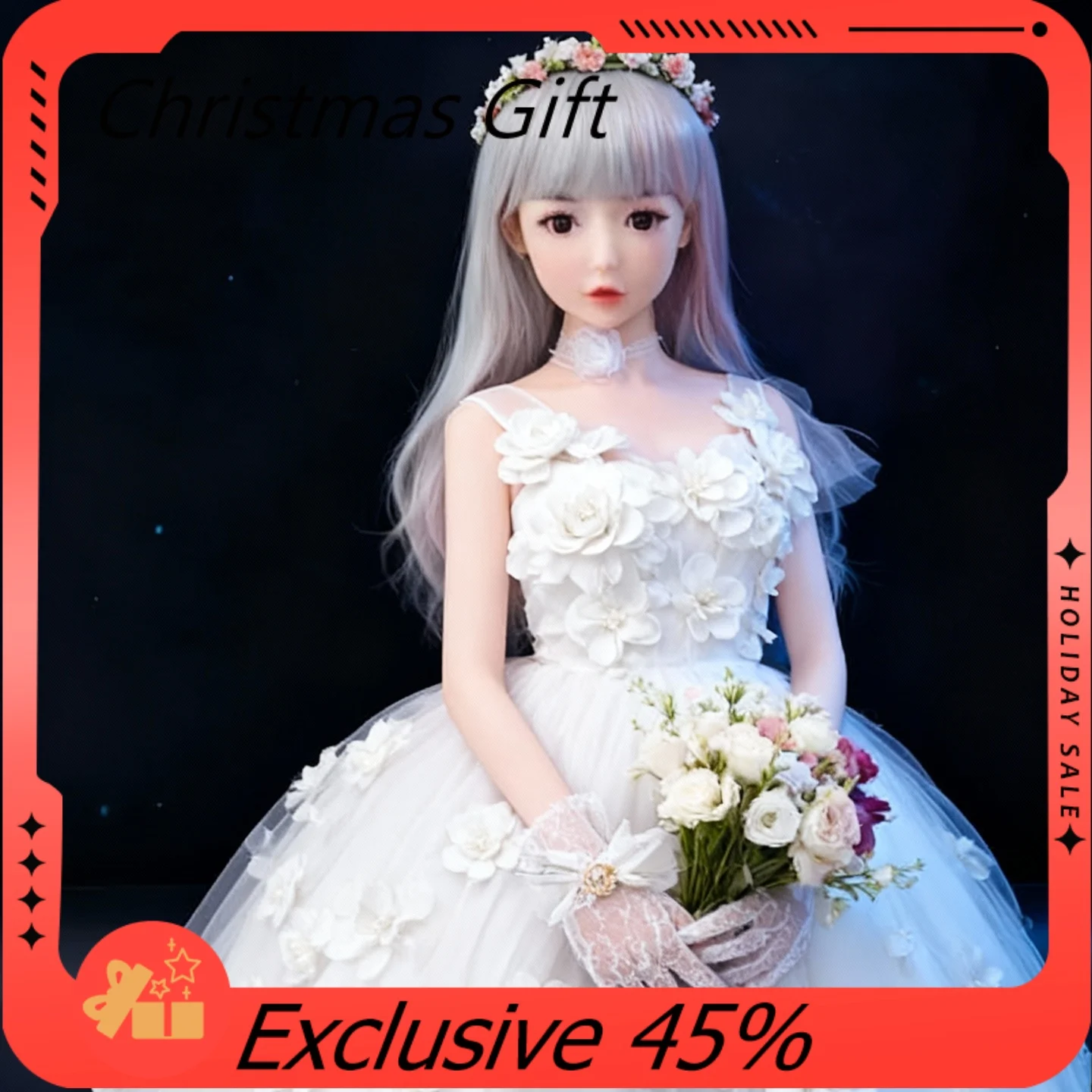 

Модель куклы Soft Touch 2D в стиле аниме — фигурка ручной работы 101 см с регулируемой позой, идеальное украшение для спальни и рождественский подарок