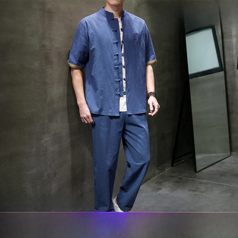 

Летняя коллекция: Комплект униформы Thai Sle ort Sve для мужских спа-салонов, массажных кабинетов и рабочей одежды для специалистов по терапии и здоровью.