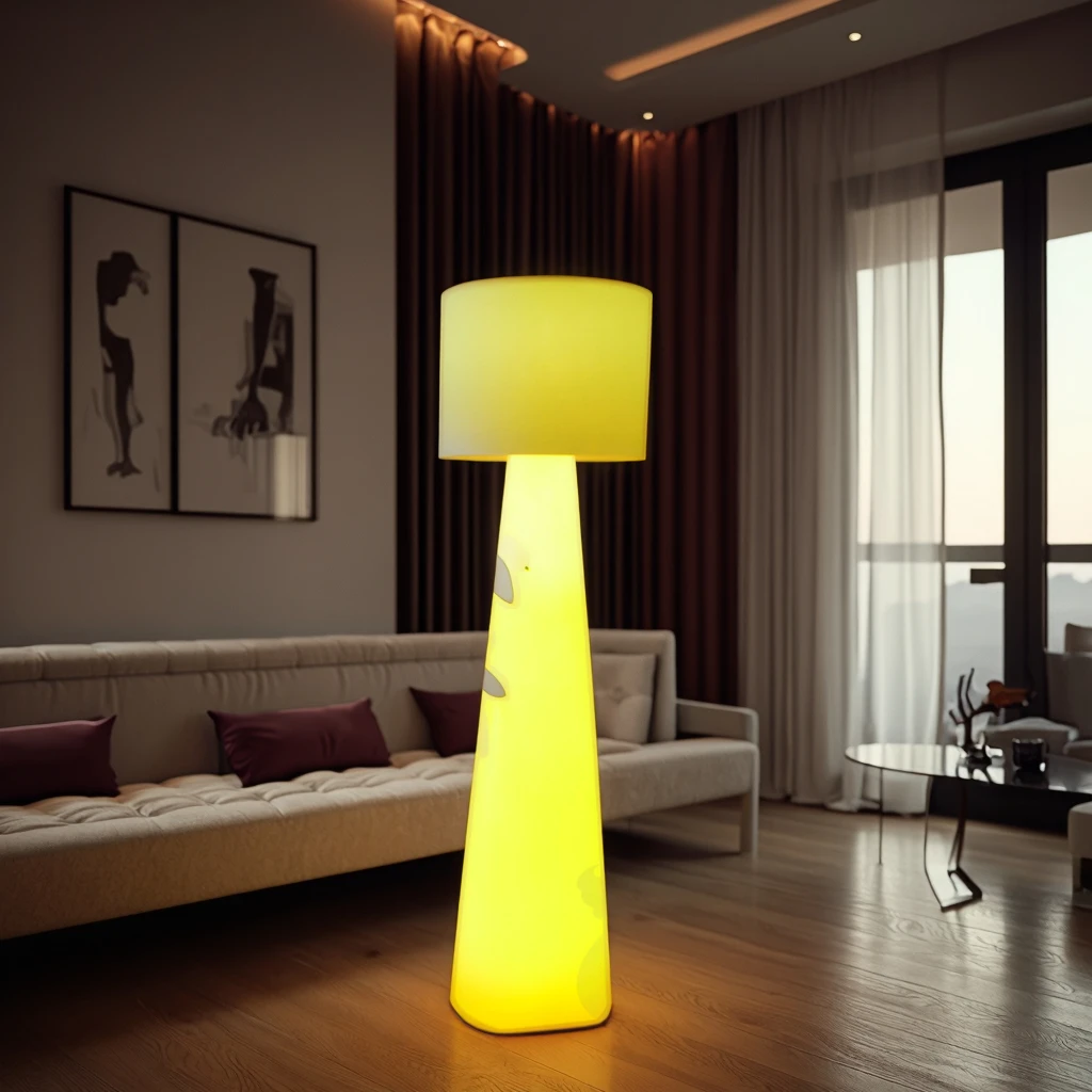 2025 Hot Seller Outdoor Plastic Oplaadbare Moderne Rgb Led Vloerlamp voor Decoratie