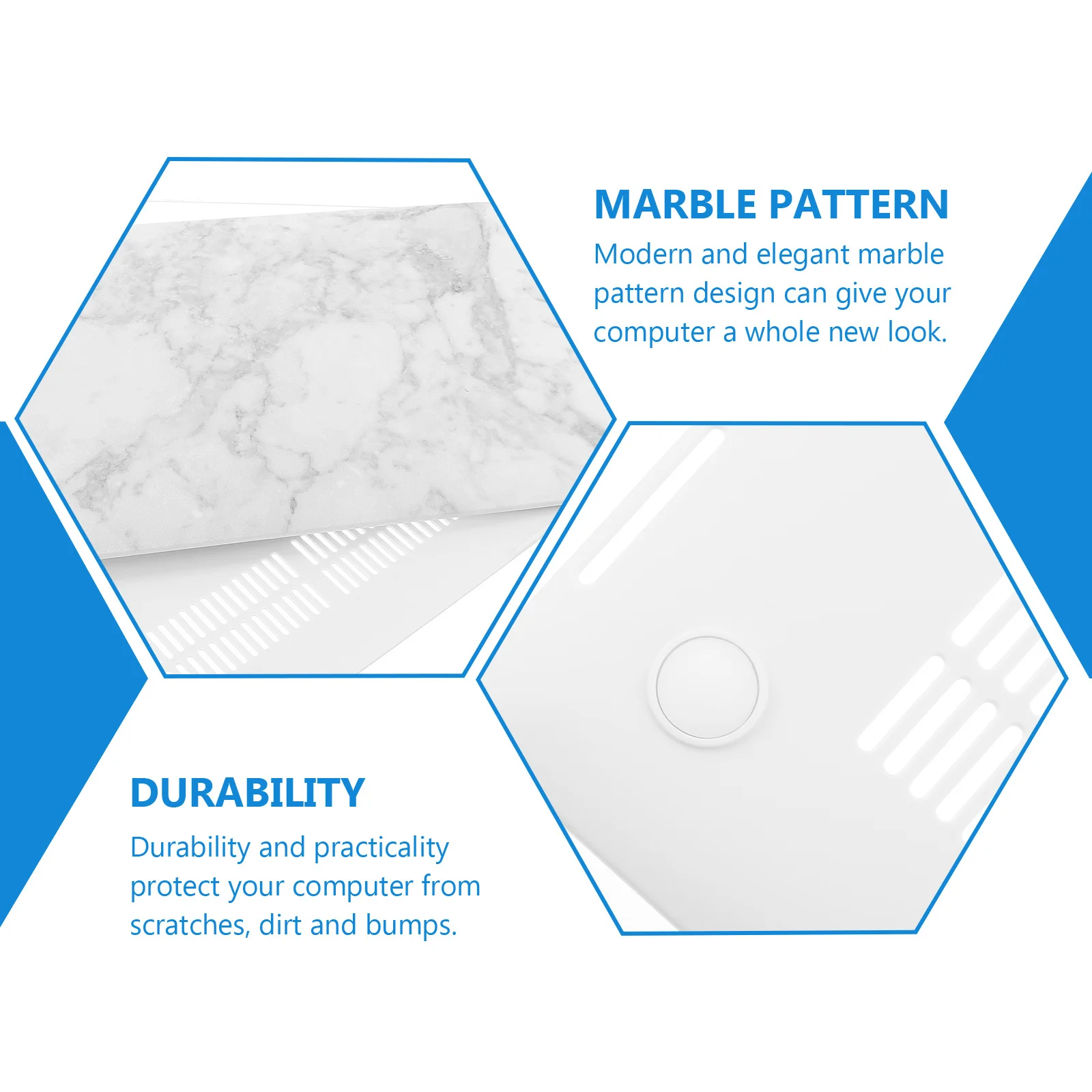 

Marble Pattern Laptop Cover Compatible With Pro Retina 13.3 Durable Protector Skin For Notebook Pc Stylish Elegant Design Easy