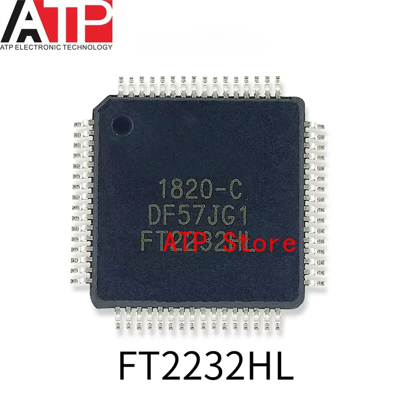 1 Piece 100% New Original FT2232HL FT2232 LQFP-64 FT2232HL-REEL Chip IC USB HS DUAL UART/FIFO