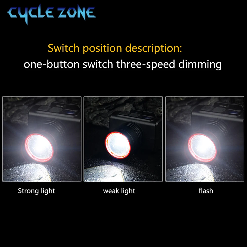 Portable LED Sensor Headlight Zoom Rechargeable Headlamp Outdoor Camping Emergency Night Fishing Hunting Powerful Torch Headlamp