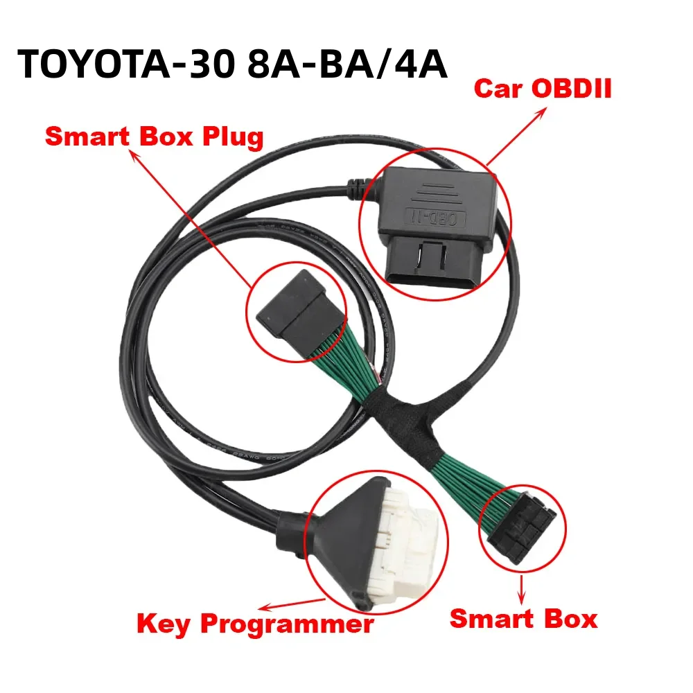 

New Arrival A-30 Cable 8A-BA/4A for TO-yota Cable OBDSTAR Autel IM508 IM608 K518 Xhorse Key Tool Plus