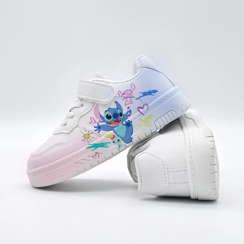 

Кроссовки Disney Stitch Spray-Paint — парусиновая обувь унисекс для детей, повседневная одежда с героями мультфильмов и повседневные игры