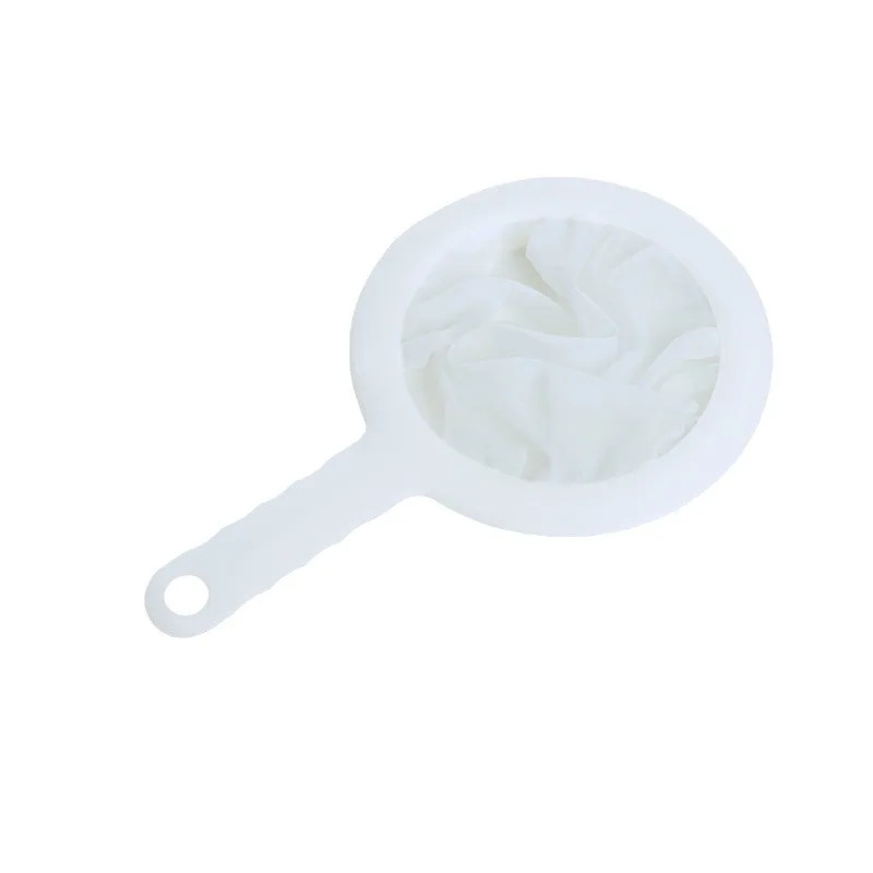 Fine Mesh Strainer, 120-Mesh, with Handle, for Straining Soybean Milk and Fruit Juices, Kitchen Use.