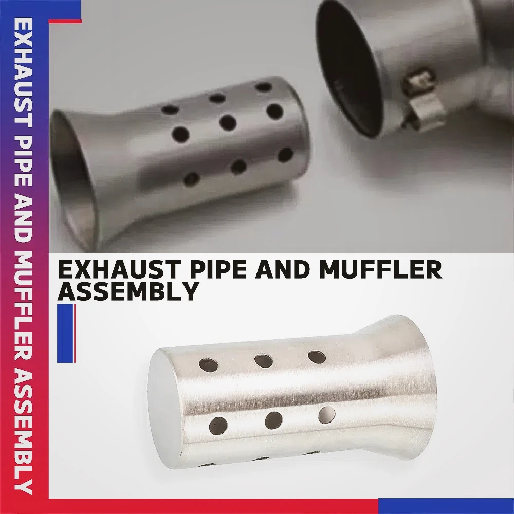 

Universal 51MM Motorcycle accessories Exhaust Pipe And Muffler Assembly For Yamaha YZF R25 R15 R3 R6 FZ6 YZFR25 YZFR15