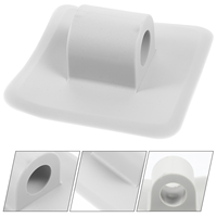 2 Pcs Rubber Boat Motor Buckle Kayak Fishing Boat Inflatable Bracket Support Square Mount PVC Easy Install Smooth Edges kayak