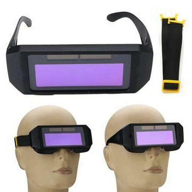 2X Auto Darkening Welding Helmet Durable Automatic Light Change Anti-Glare Eyes Shied Goggle Glasses Masks Autos Shades