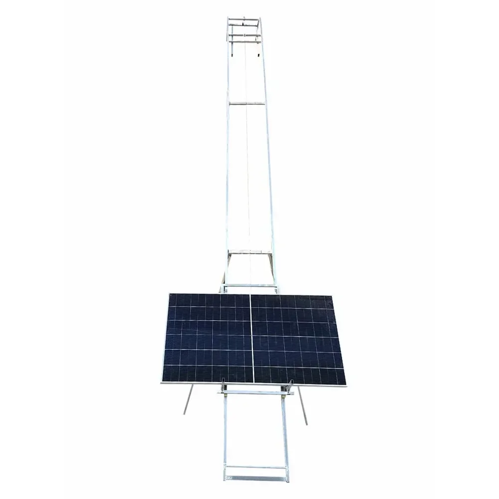 

Photovoltaic panel elevator electric small elevator crane solar panel portable glass doors and windows lifting