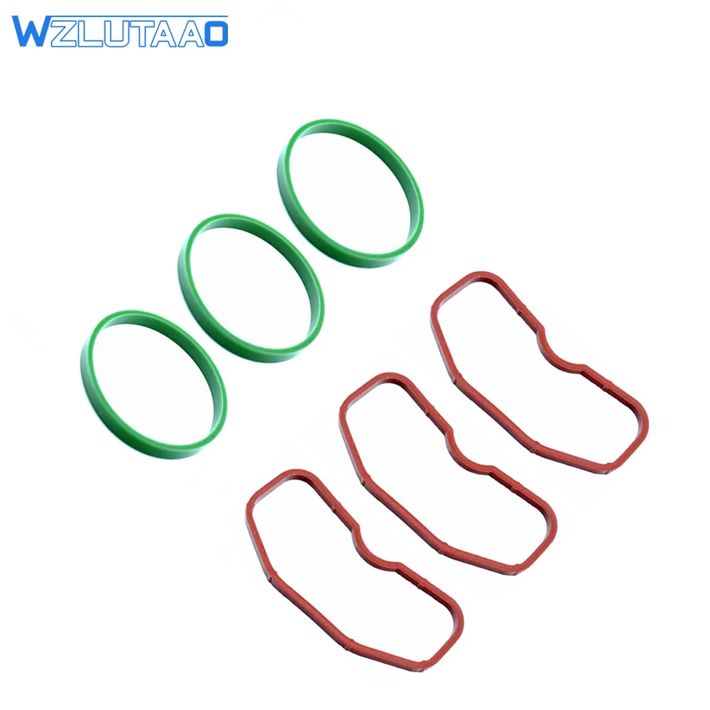 079129717B 079129717D Upper & Lower Intake Manifold Gaskets For Audi A4 A5 A6 A8 Q5 Q7 S4 VW Touareg 3.0L 3.2L V6 06E129717D