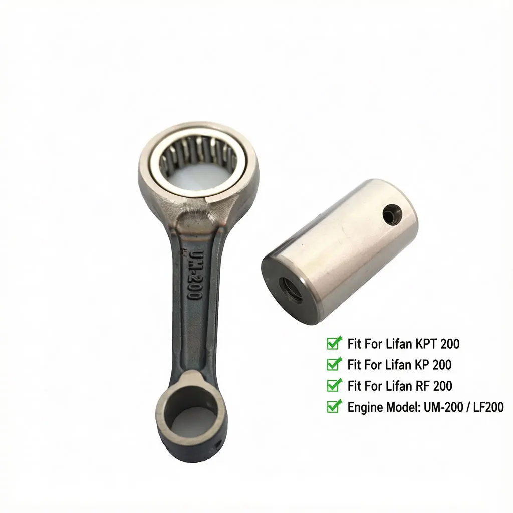 Crankshaft Connecting Rod For Lifan  RF 200 LF200 Engine UM-200 Motorcycle Crank Linkage Assembly With Bearing