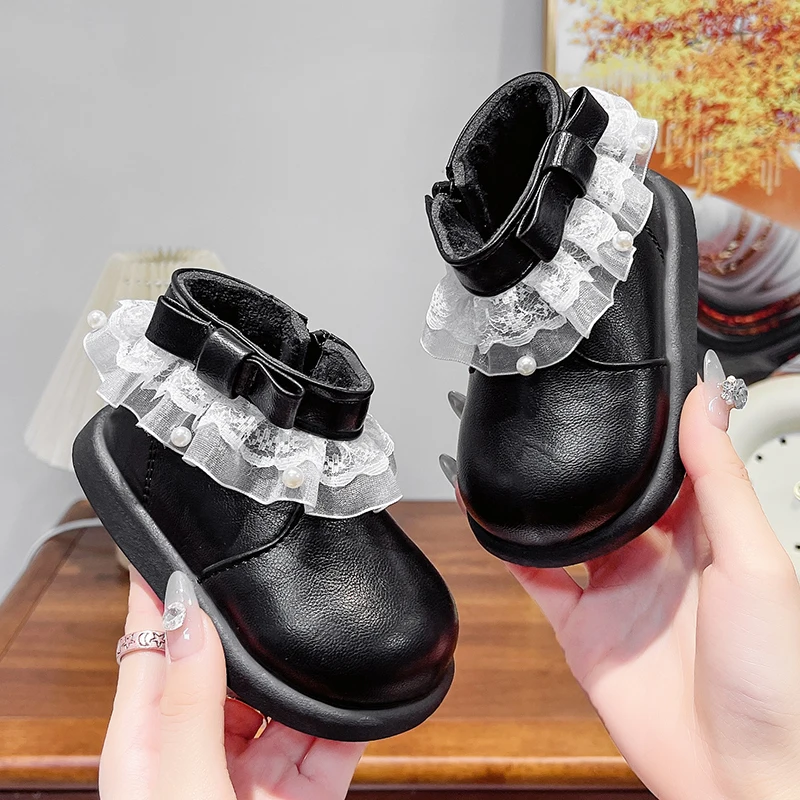 Bébé filles bottes en cuir dou - Kids Outdoor Zipline avis et prix