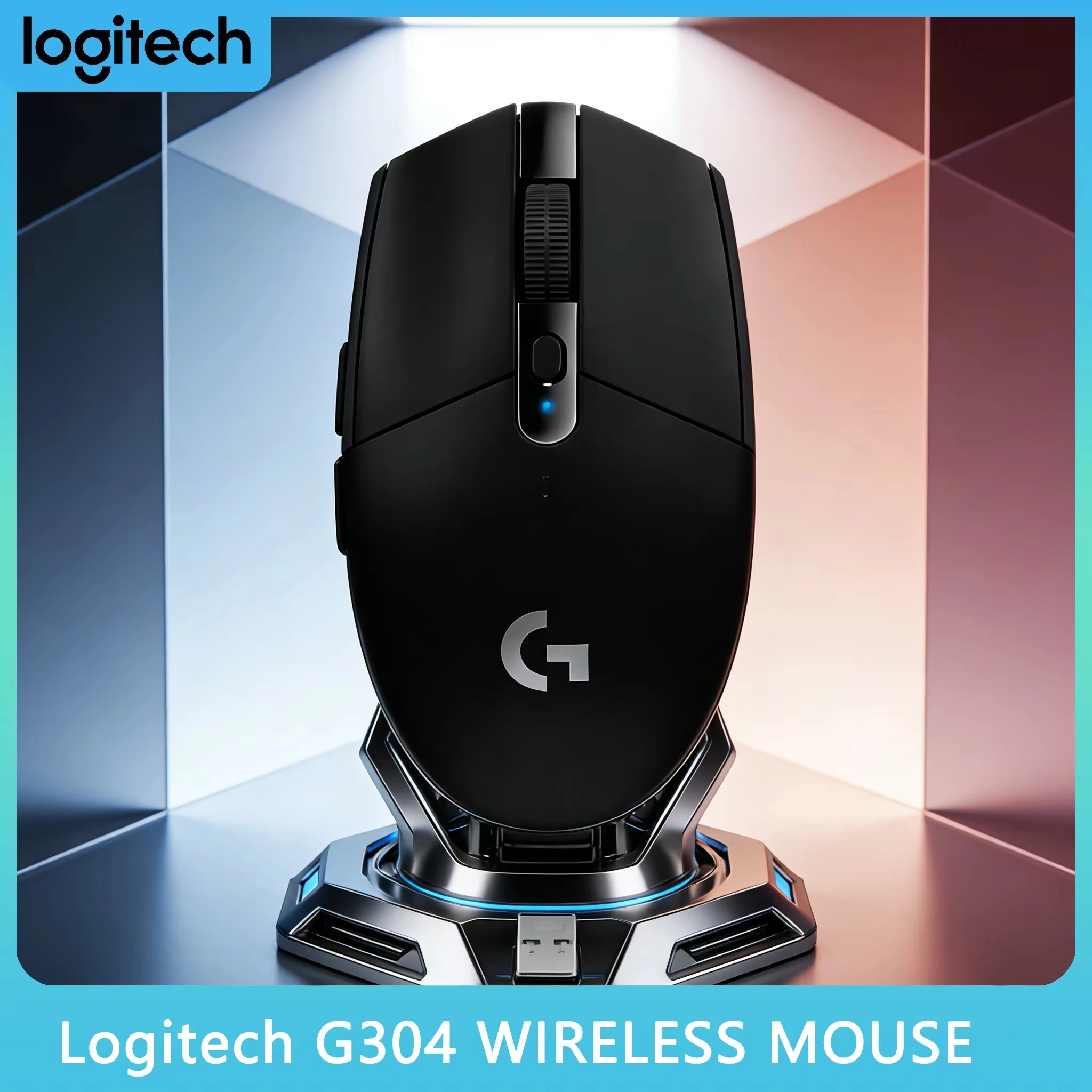 

Беспроводная игровая мышь Logitech G304 Advanced с сенсором Hero Lightspeed для ПК, настольных компьютеров и ноутбуков, без задержек при игре