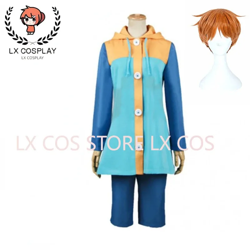 

lili 123New Sin of Sloth Harlequin King Nanatsu No Taizai Cosplay Costume Full Set Wig for Men and Women