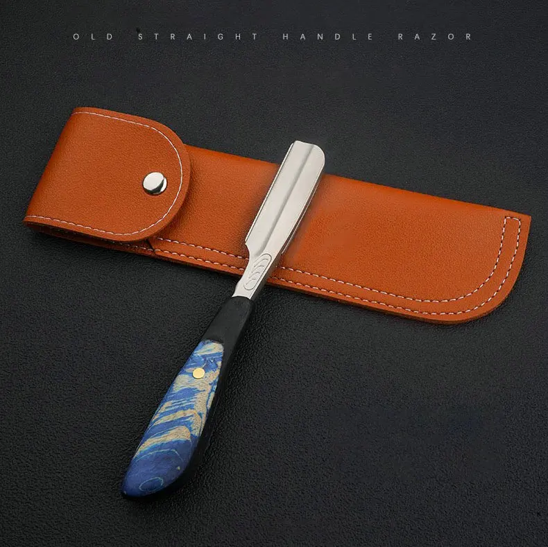 Парикмахерская бритва, стилист, винтажный скребок, держатель для бритвы и лезвий, ручка, держатель для бритвы, подарок