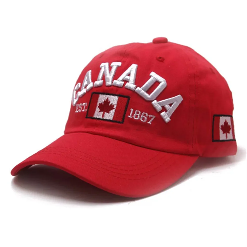 New Baseball Cap Unisex Canadian  Spring Summer Wild Sun Visor Popular Adult Letter Hat