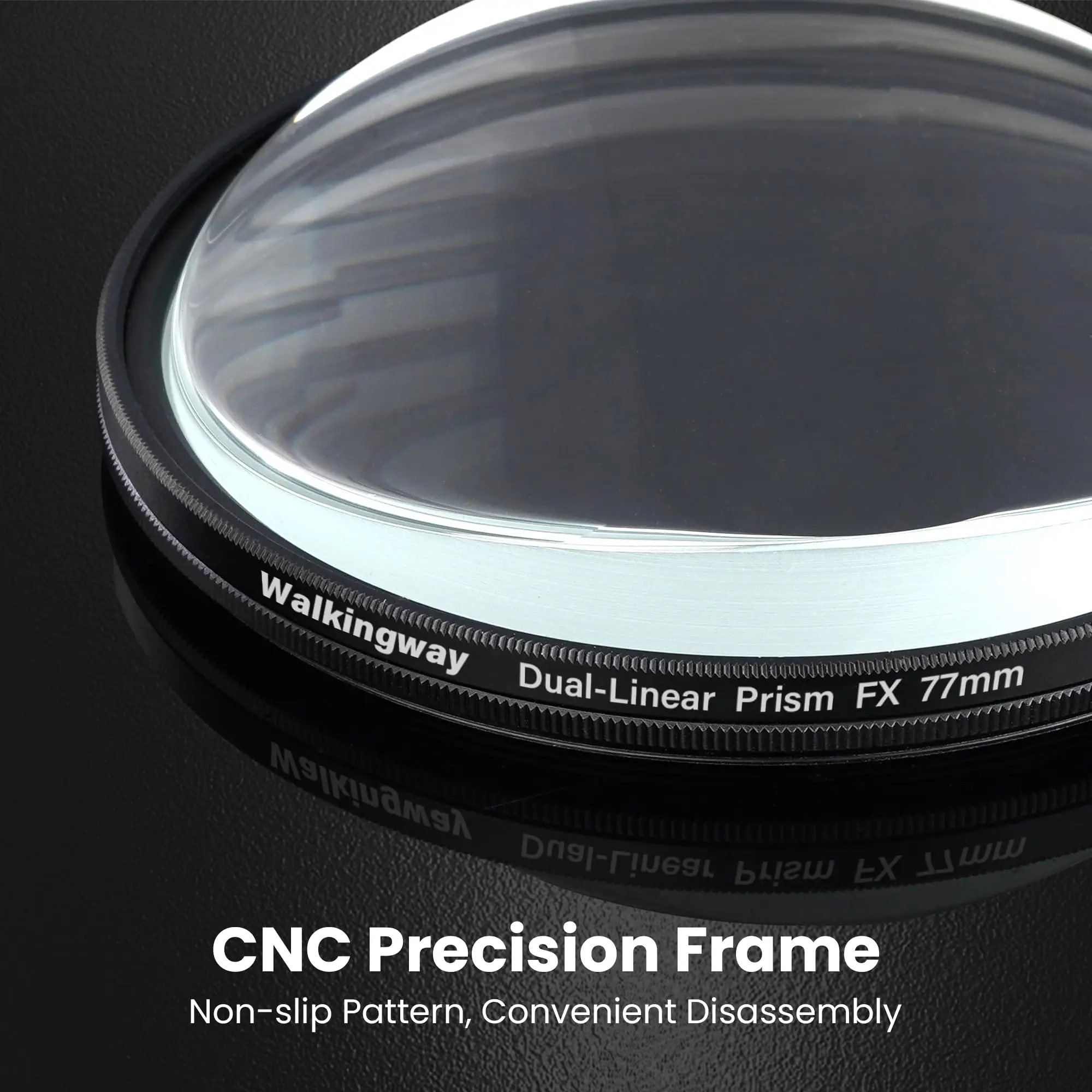 Filtro de prisma de supervelocidad Centerfield Motion, filtro de efectos especiales de estiramiento de doble cara, accesorios de fotografía, lente de cámara