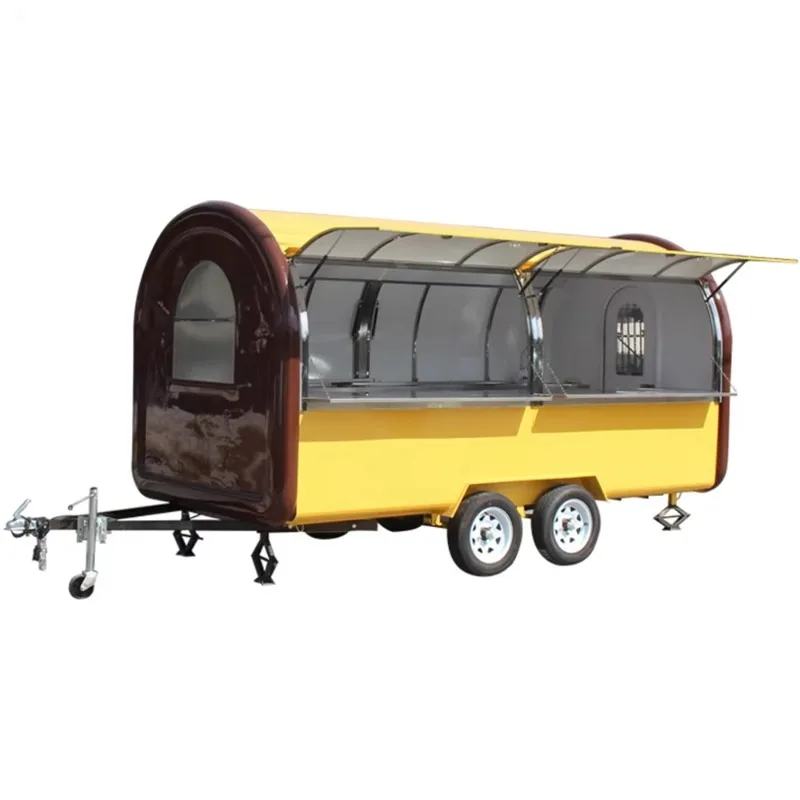 Customized Mall Food Popcorn Kiosk for Sale Smoothies-kiosk-food-cart-for-sale Mobile Food Trailer Cart Food Fruit Cart